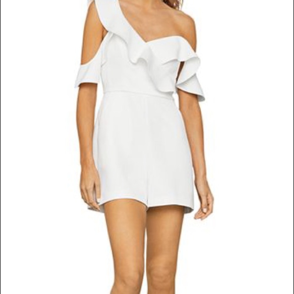 White BCBG romper